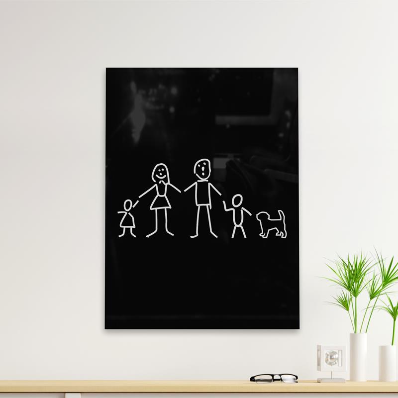 Cuadro Deco La Familia (D0170 Boleto.Store)