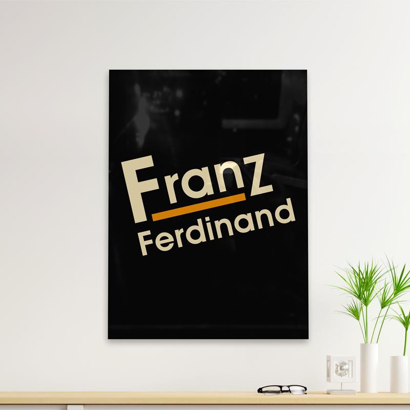 Cuadro Deco Franz Ferdinand (D0171 Boleto.Store)