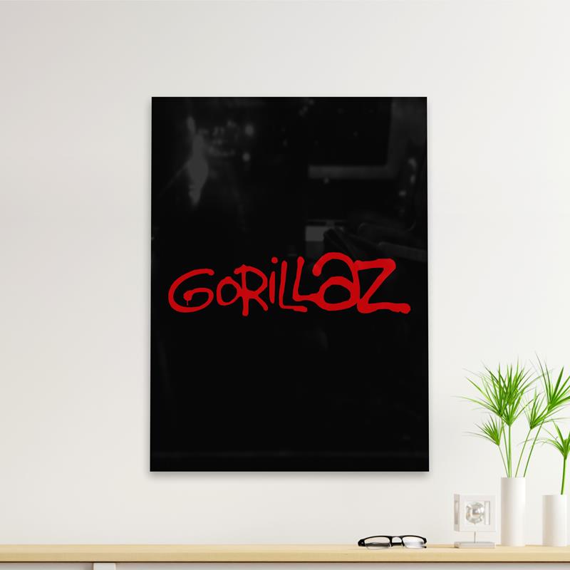 Cuadro Deco Gorillaz (D0172 Boleto.Store)
