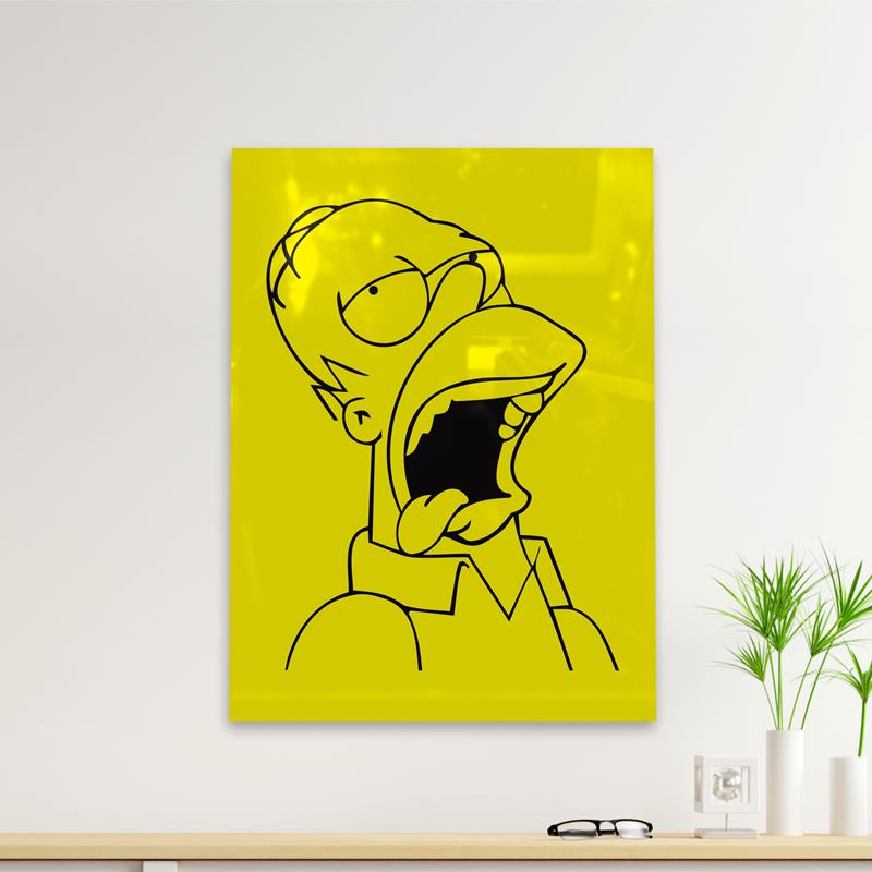 Cuadro Deco Homero (D0173 Boleto.Store)