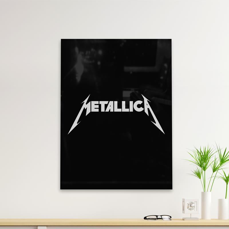 Cuadro Deco Metallica (D0175 Boleto.Store)
