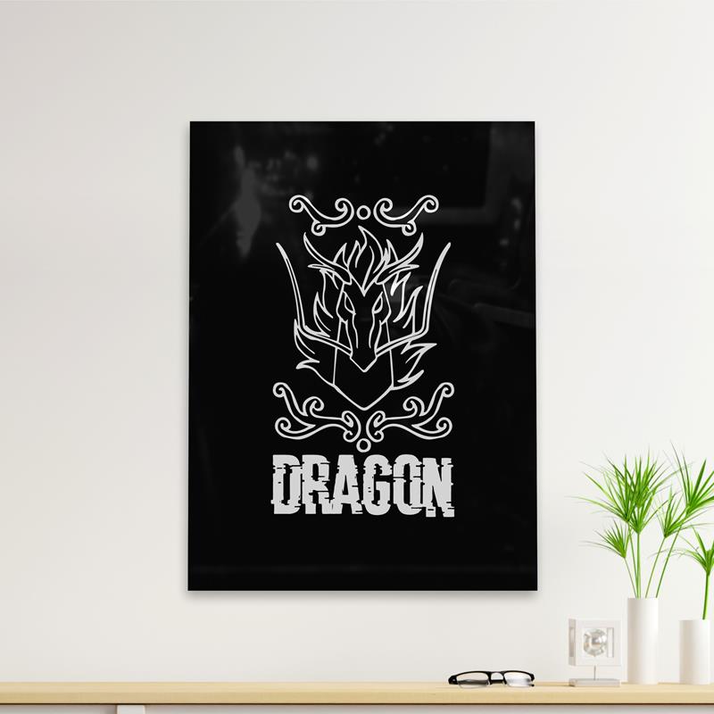 Cuadro Deco Dragon (D1566 Boleto.Store)