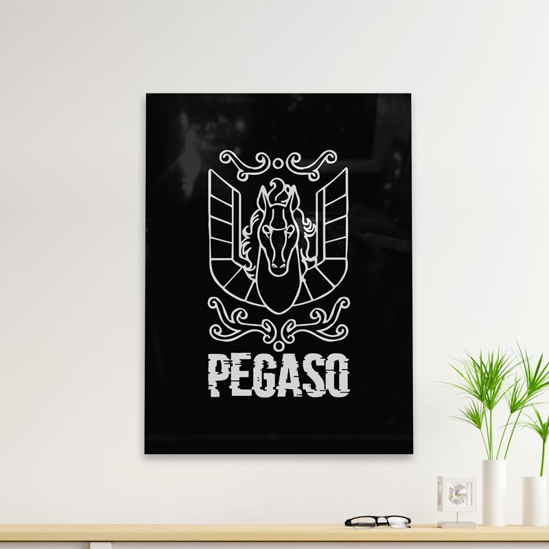 Cuadro Deco Pegaso (D1567 Boleto.Store)