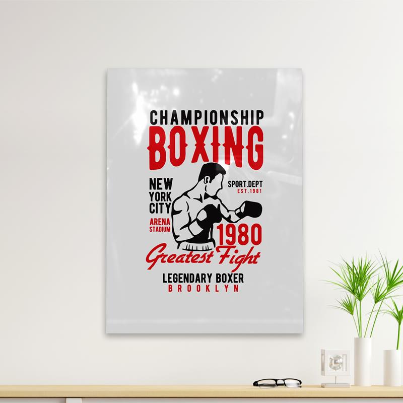 Cuadro Deco Boxing (D1569 Boleto.Store)