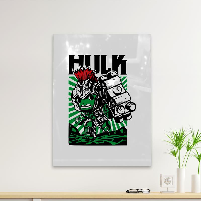 Cuadro Deco Hulk Dibujo (D1576 Boleto.Store)
