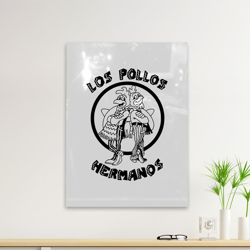 Cuadro Deco Los Pollos Locos (D1583 Boleto.Store)