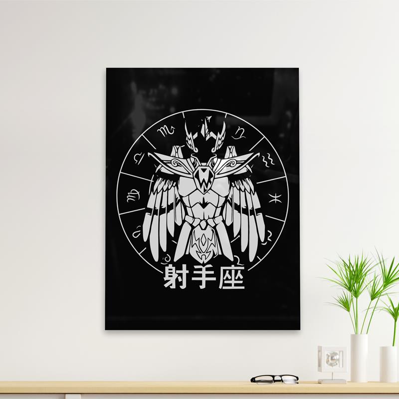 Cuadro Deco Armadura  Sagitario (D1594 Boleto.Store)