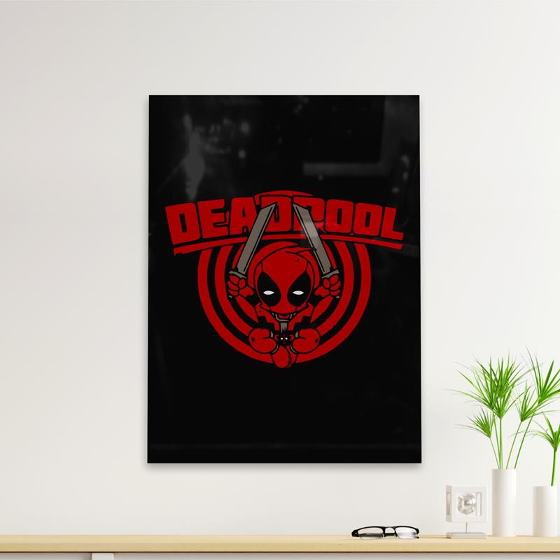 Cuadro Deco Deadpool Dibujo (D1601 Boleto.Store)