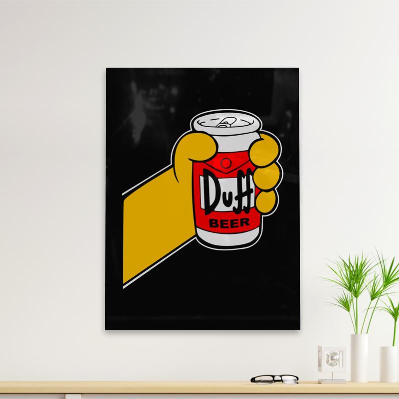 Cuadro Deco Homero Cerveza 2 (D1610 Boleto.Store)