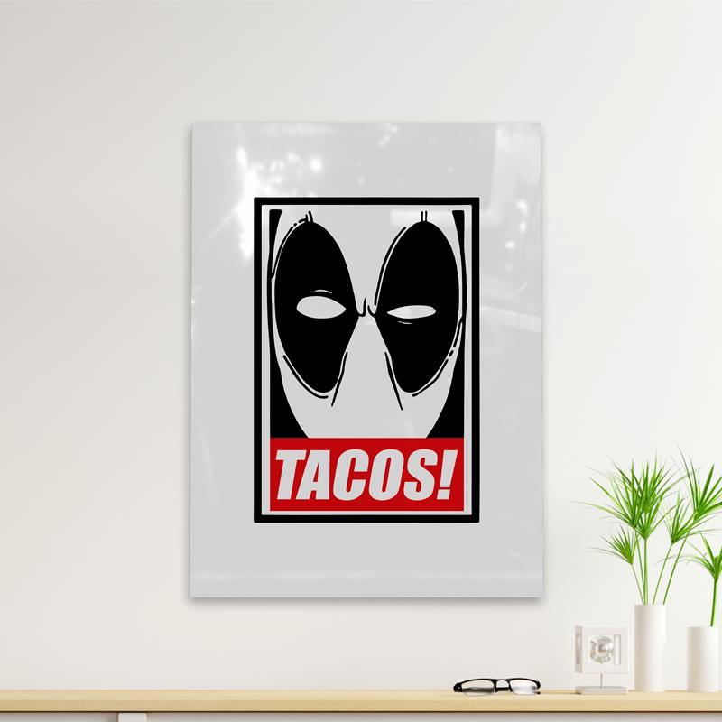Cuadro Deco Tacos (D1688 Boleto.Store)