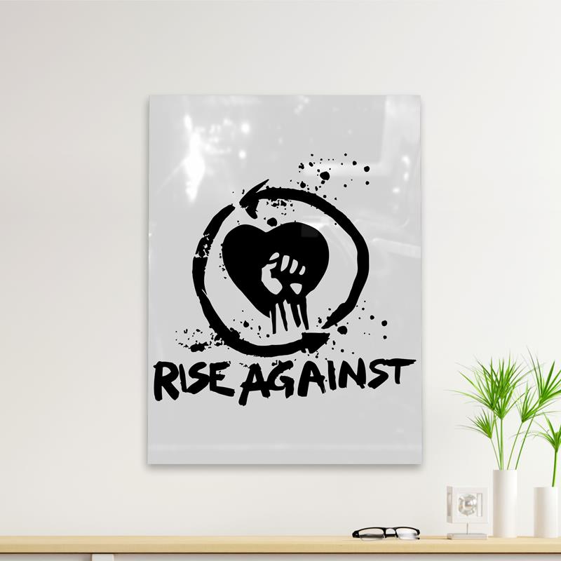 Cuadro Deco Rise Agains (D1696 Boleto.Store)