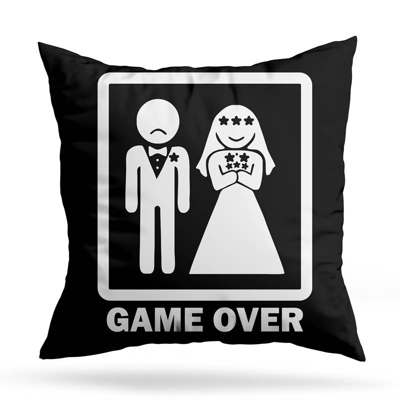 Cojin Deco Game Over (D0014 Boleto.Store)