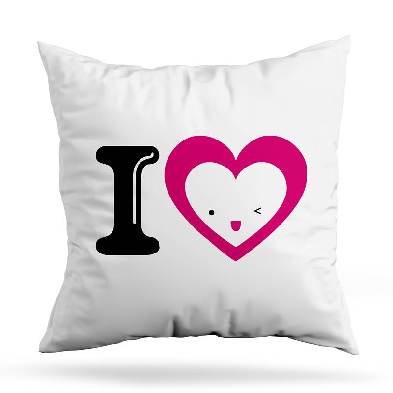 Cojin Deco Cara Corazon (D0031 Boleto.Store)