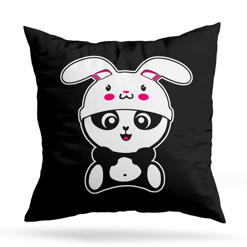 Cojin Deco Panda Conejo (D0052 Boleto.Store)