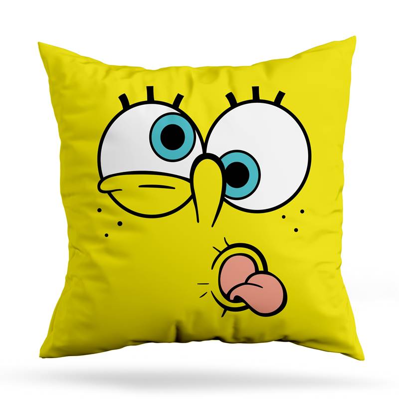 Cojin Deco Bob Esponja Loco (D0058 Boleto.Store)