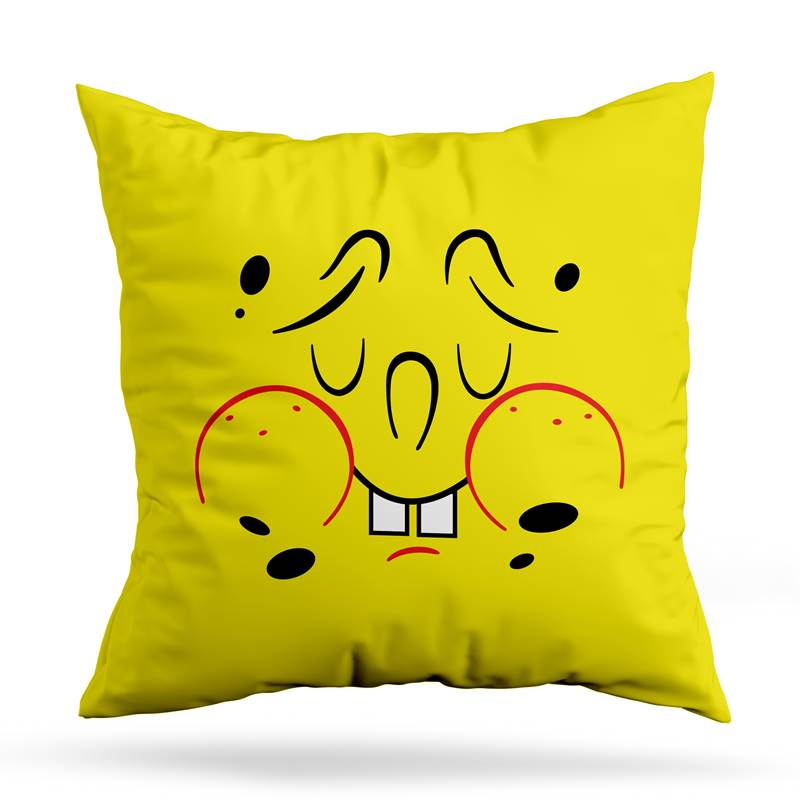 Cojin Deco Bob Esponja Gordito (D0059 Boleto.Store)