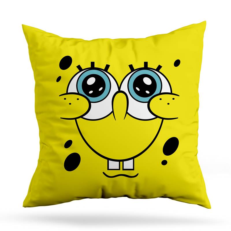 Cojin Deco Bob Esponja Arrepentido (D0060 Boleto.Store)