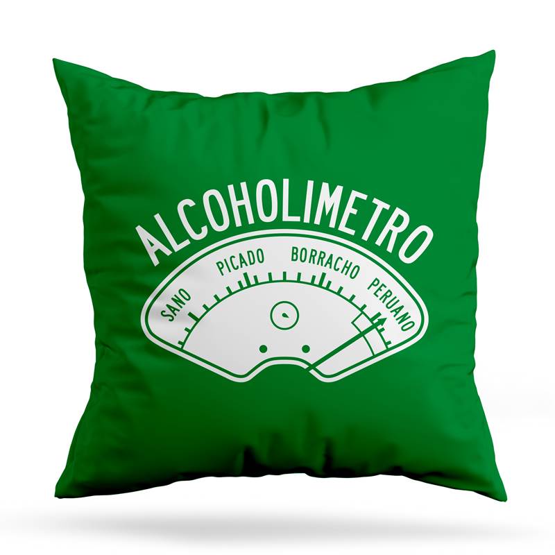 Cojin Deco Alcoholimetro (D0076 Boleto.Store)