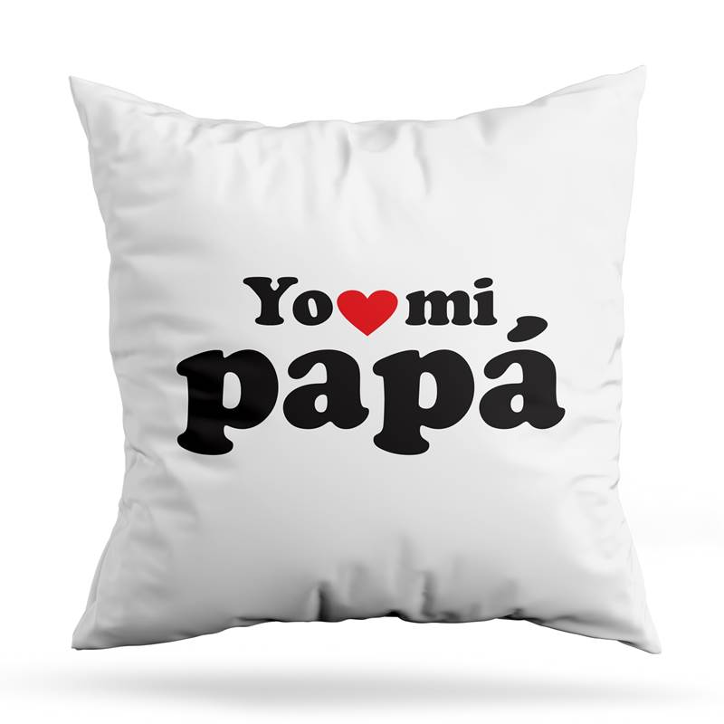 Cojin Deco Yo Amo A Mi Papá (D0111 Boleto.Store)