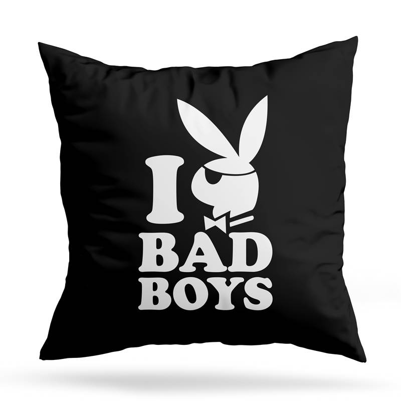Cojin Deco I Love Bad Boys (D0266 Boleto.Store)
