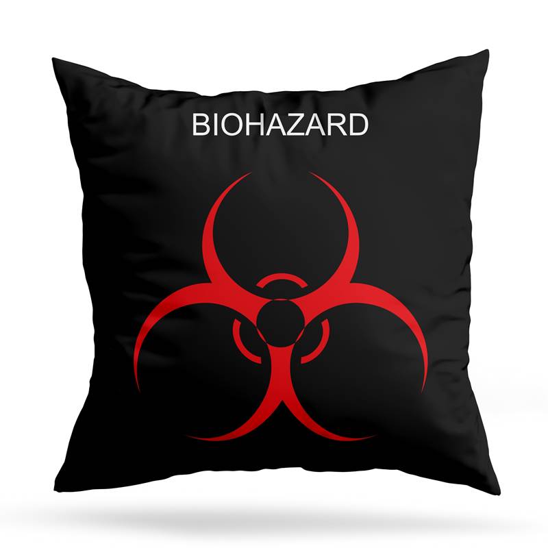 Cojin Deco Biohazard (D0287 Boleto.Store)
