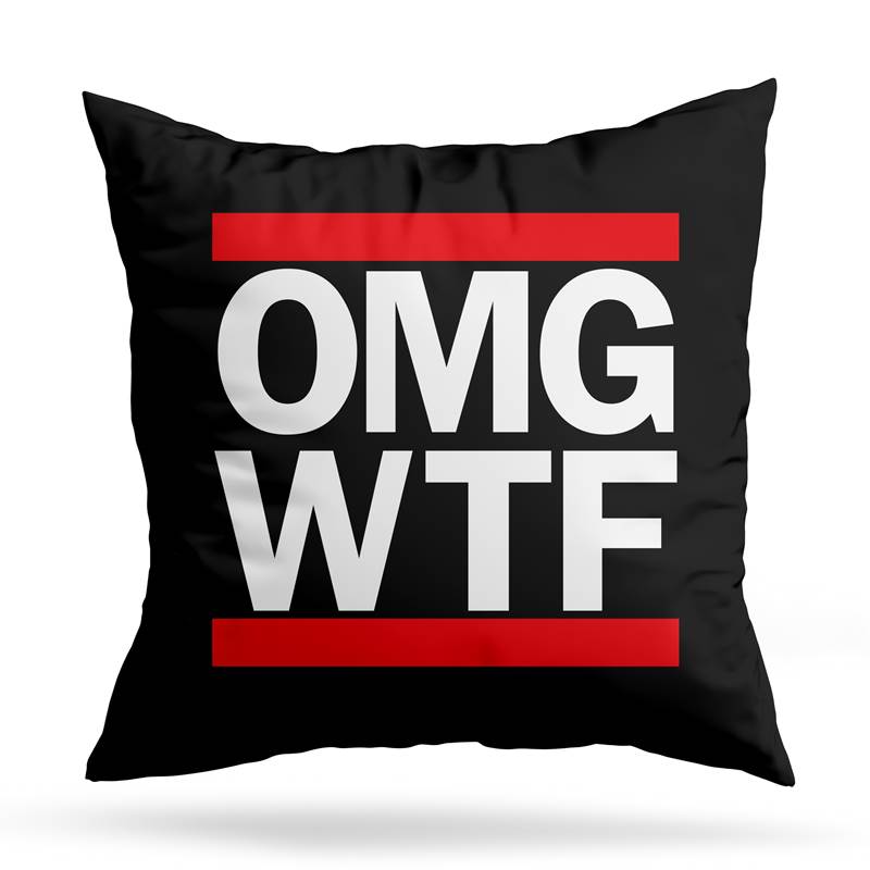 Cojin Deco Omg Wtf  (D0400 Boleto.Store)