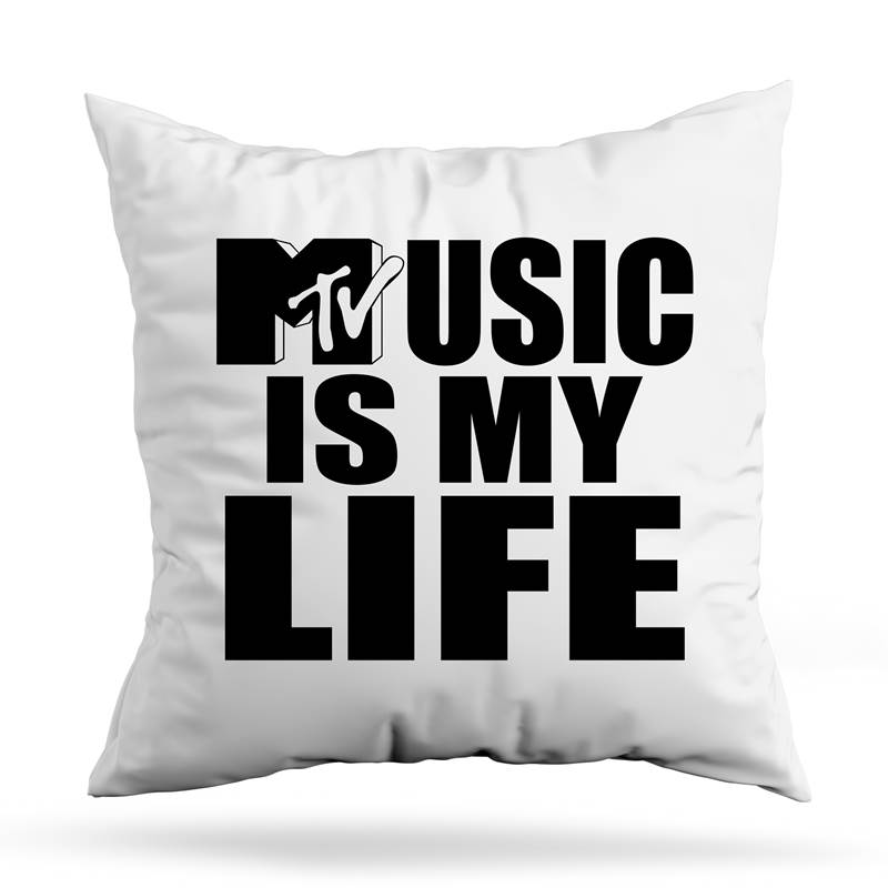 Cojin Deco Music Is My Life (D0471 Boleto.Store)