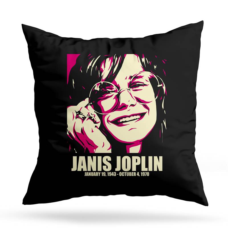 Cojin Deco Janis Joplin Since (D0544 Boleto.Store)