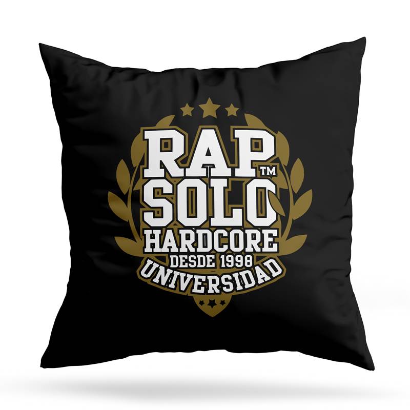 Cojin Deco Rap Solo Hardcore (D0565 Boleto.Store)