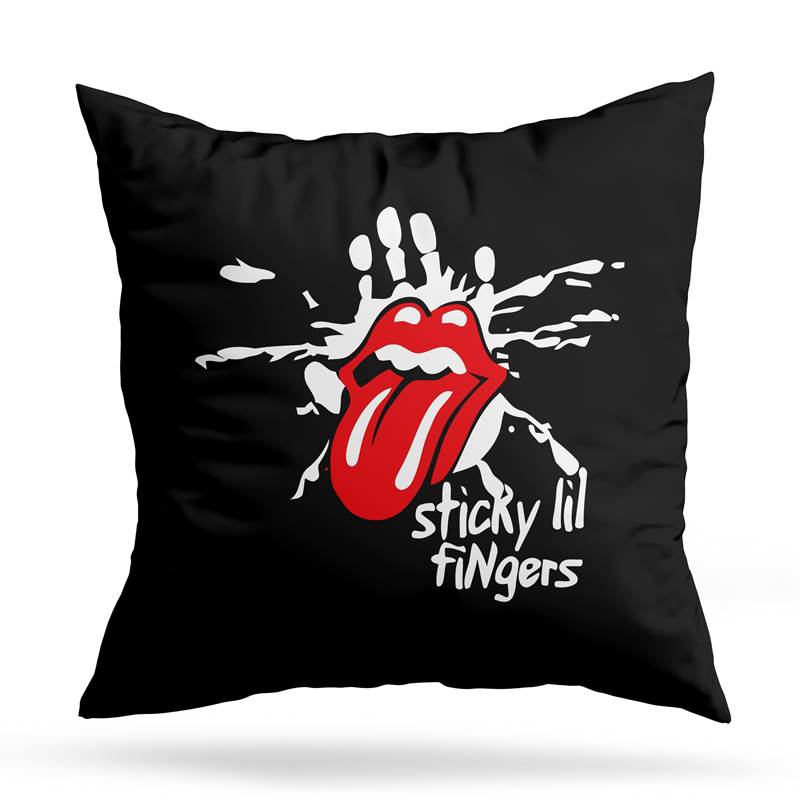 Cojin Deco Rolling Stones Sticky (D0600 Boleto.Store)