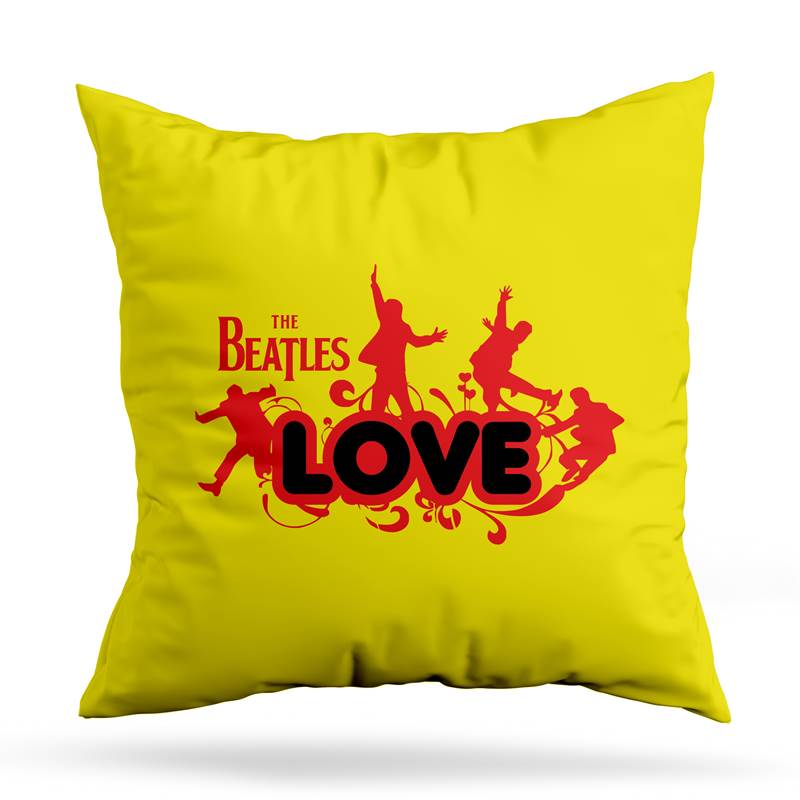 Cojin Deco Beatles Love (D0650 Boleto.Store)