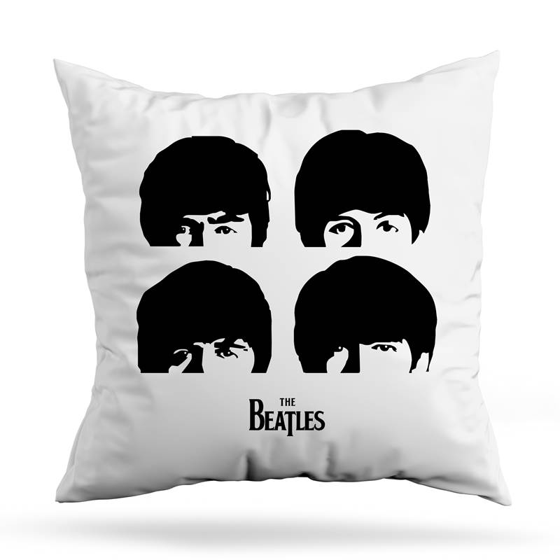 Cojin Deco The Beatles Face (D0657 Boleto.Store)