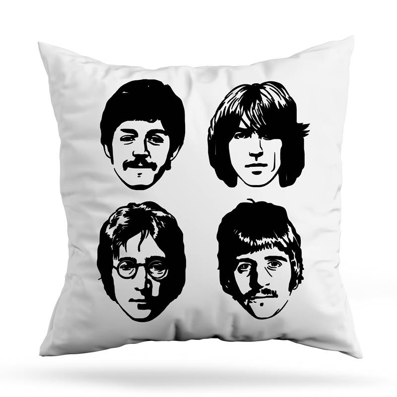 Cojin Deco The Beatles Vector (D0658 Boleto.Store)