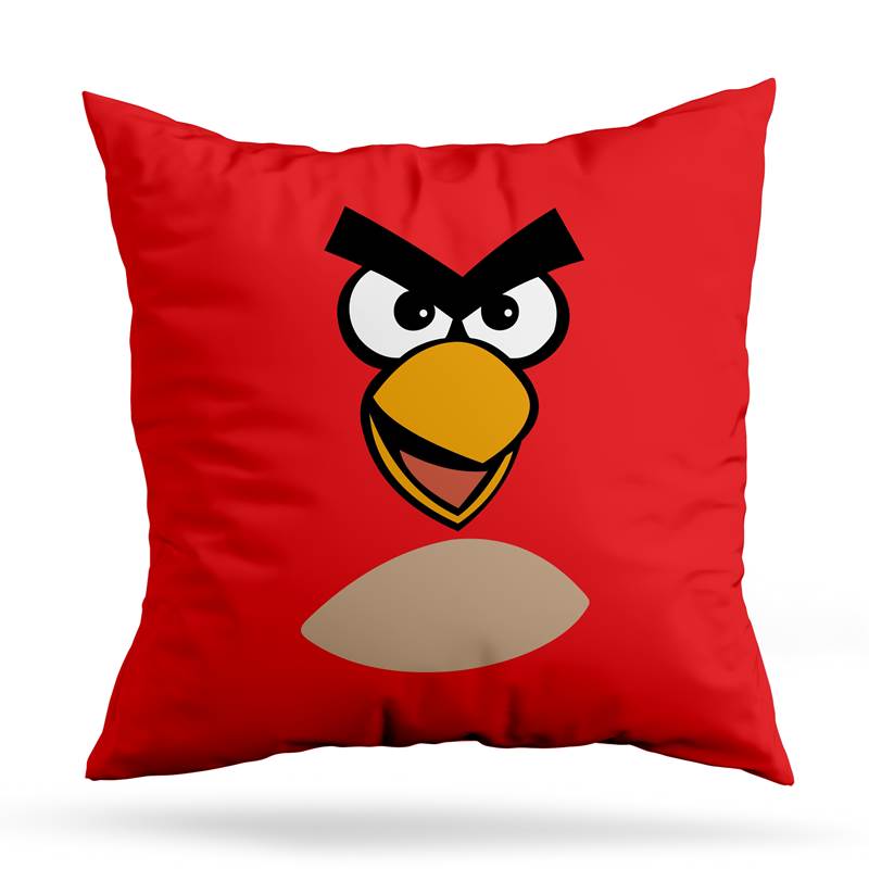 Cojin Deco Red Bird (D0708 Boleto.Store)