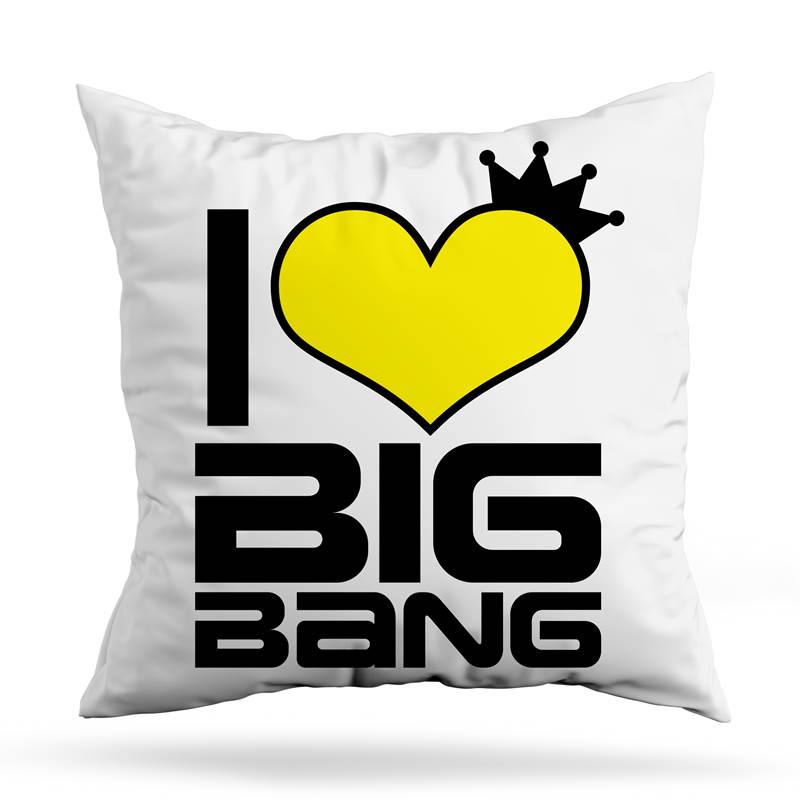Cojin Deco I Love Big Bang (D0830 Boleto.Store)