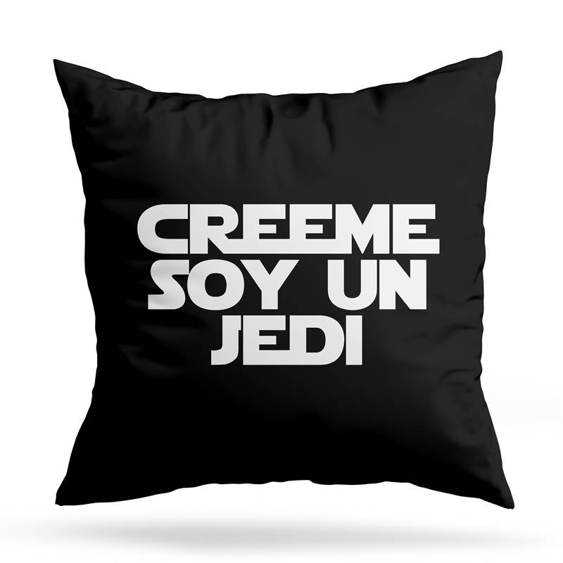 Cojin Deco Creeme Soy Un Jedi (D0835 Boleto.Store)