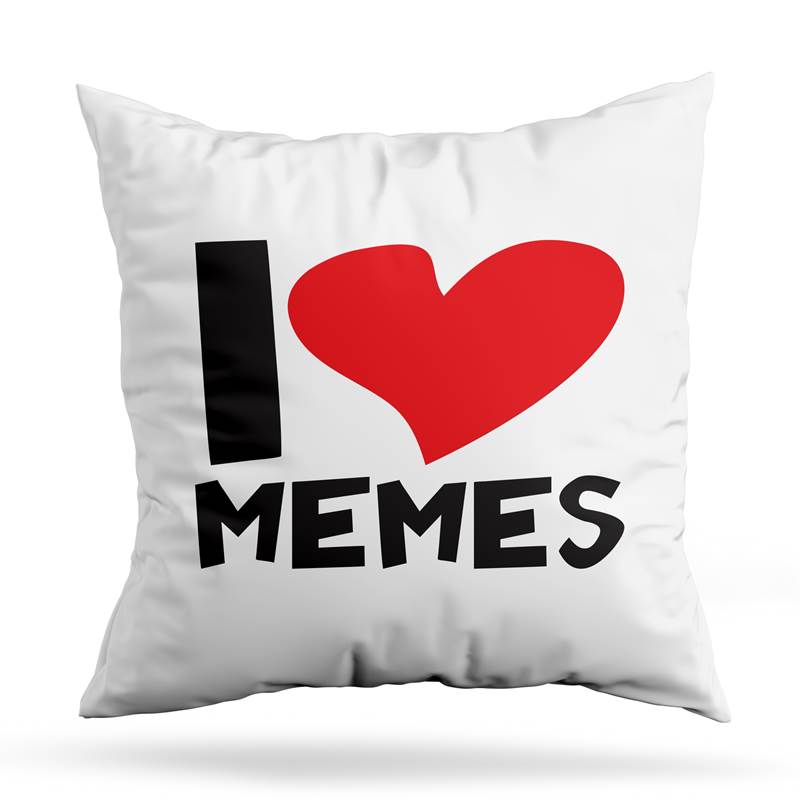Cojin Deco I Love Memes (D0842 Boleto.Store)