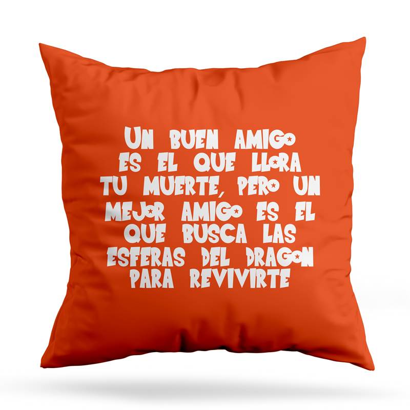 Cojin Deco Un Buen Amigo (D0855 Boleto.Store)