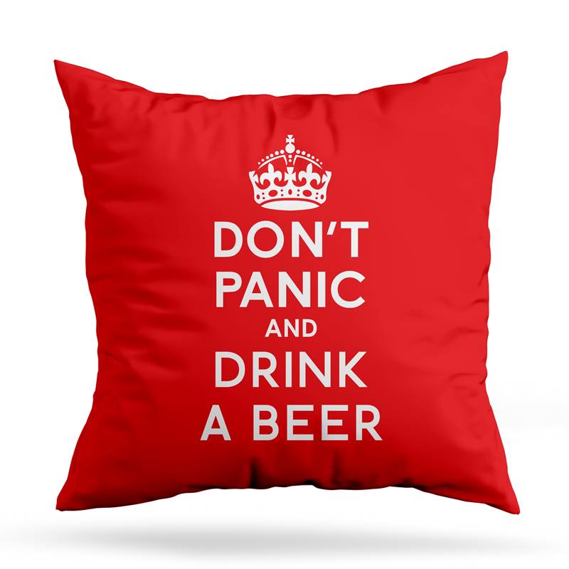 Cojin Deco Don'T Panic And Drink A Beer (D0903 Boleto.Store)