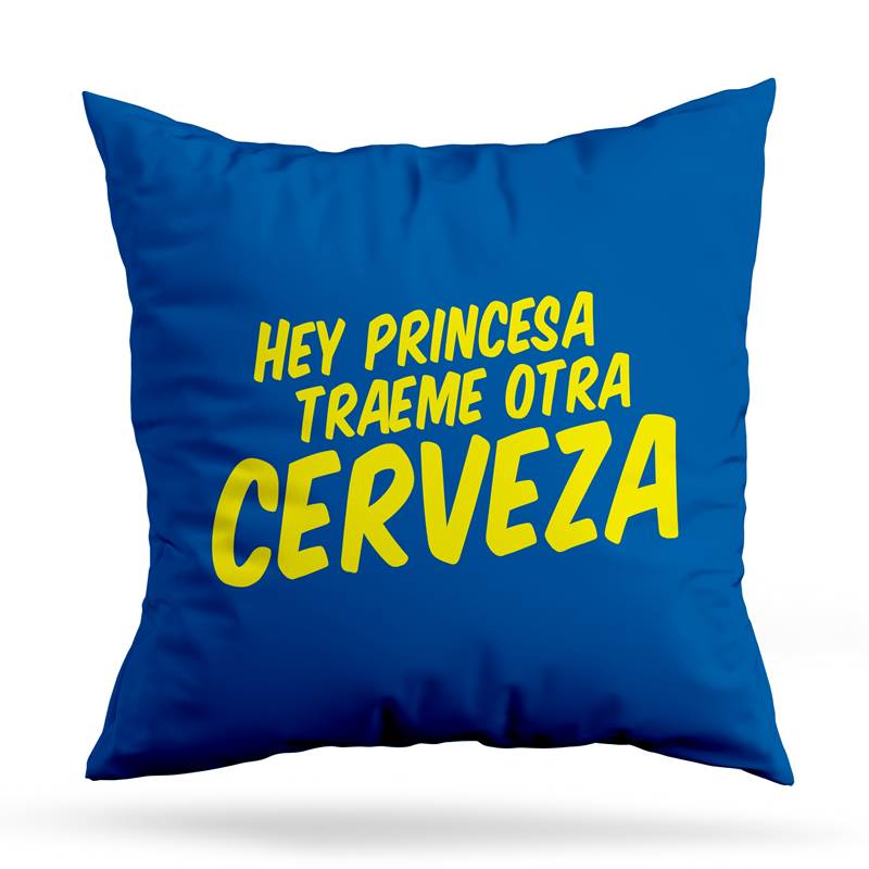 Cojin Deco Traeme Otra Cerveza (D0943 Boleto.Store)