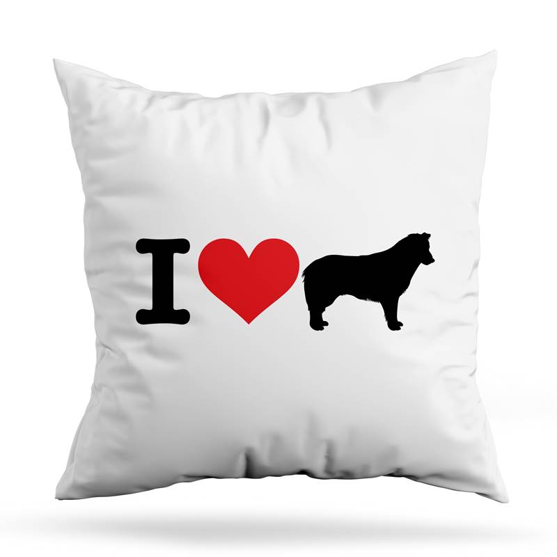 Cojin Deco I Love My Border Collie (D0983 Boleto.Store)