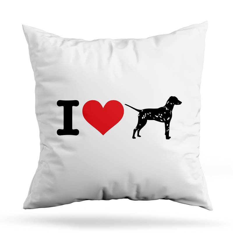 Cojin Deco I Love My Dalmata (D0992 Boleto.Store)