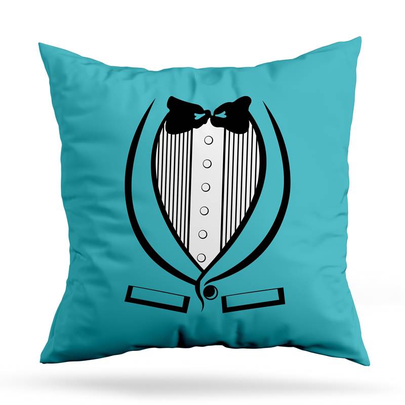 Cojin Deco Gangnam Style Tuxedo (D1010 Boleto.Store)