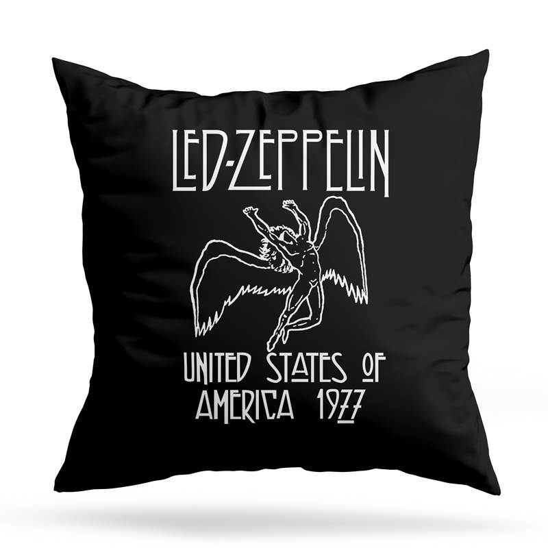 Cojin Deco Led Zeppelin 1977 (D1068 Boleto.Store)