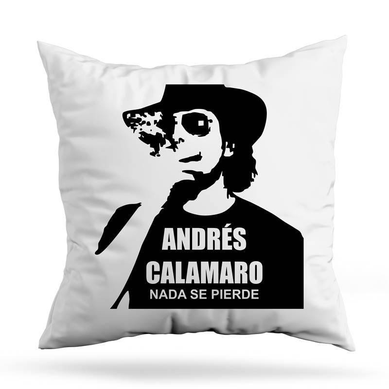 Cojin Deco Andres Calamaro (D1135 Boleto.Store)