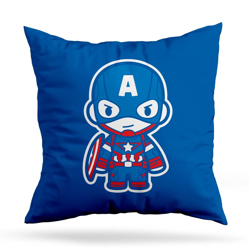 Cojin Deco Capitan America Bebe (D1309 Boleto.Store)