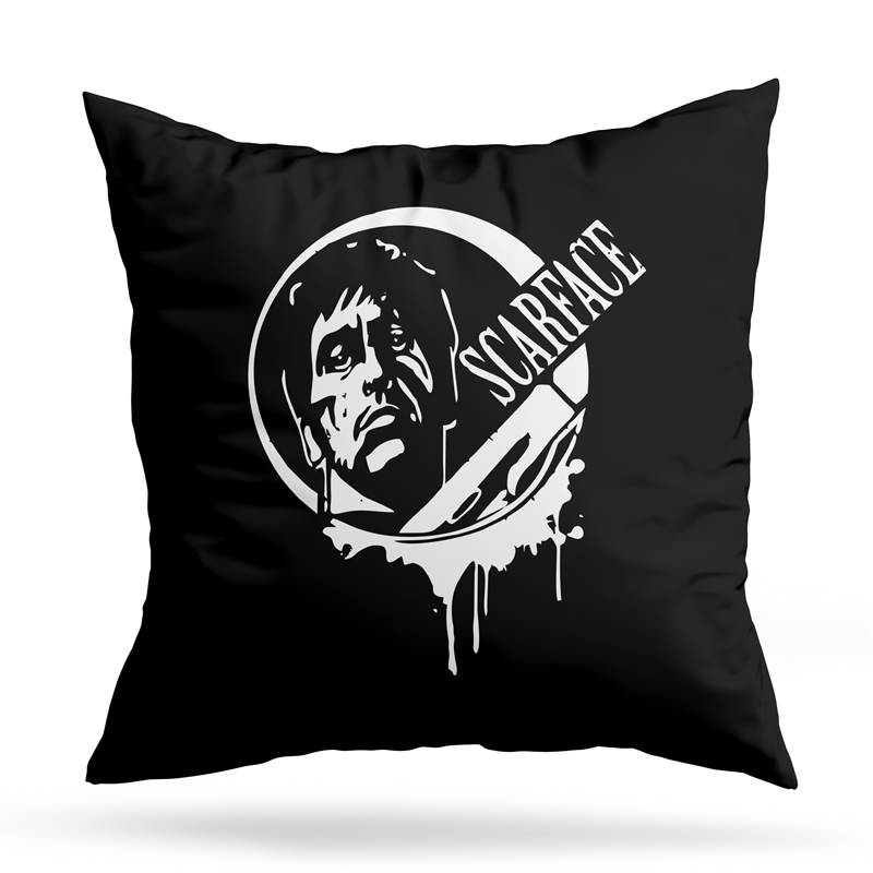 Cojin Deco Scarface Circle (D1319 Boleto.Store)