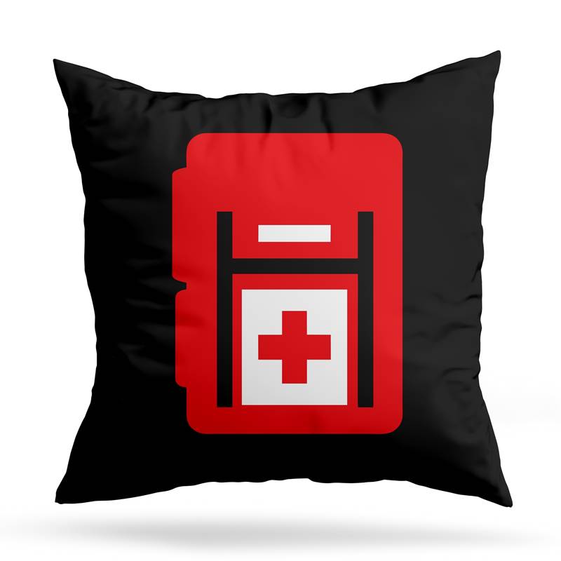 Cojin Deco Left For Dead Medicina (D1333 Boleto.Store)