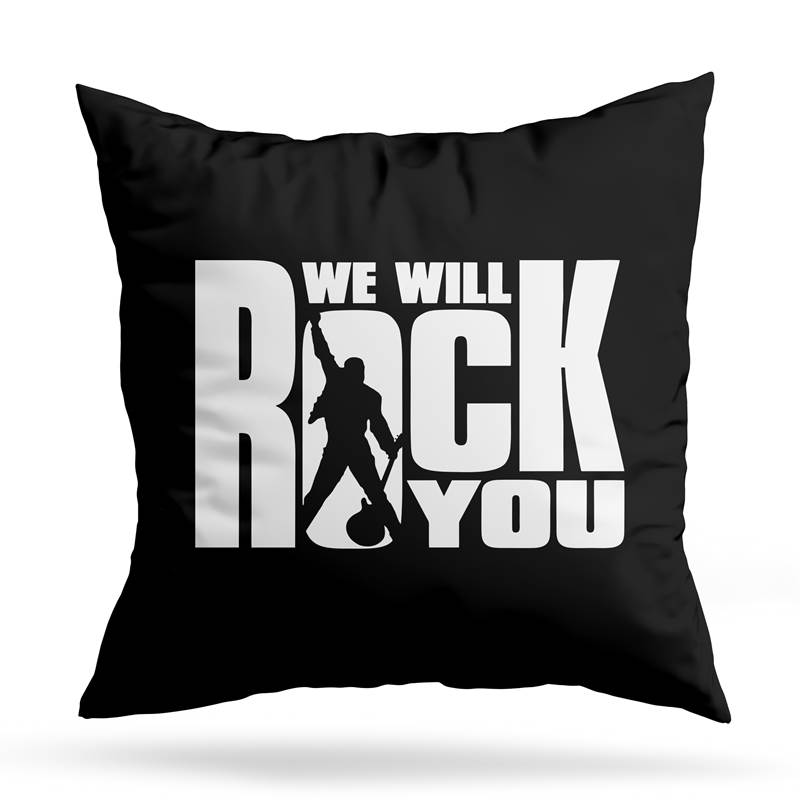 Cojin Deco We Will Rock You (D1339 Boleto.Store)