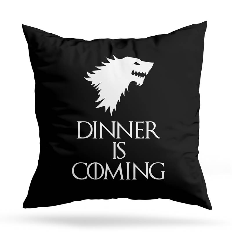 Cojin Deco Dinner Is Coming (D1398 Boleto.Store)